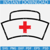 Nurse Hat Line art SVG, Nursing hat with cross svg, Nurse hat Sketch SVG, Medical SVG