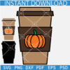 Pumpkin Spice Latte cup SVG, Coffee Cup SVG, Takeaway Cup SVG, Fall lattle Cup layered SVG