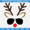 Reindeer & Sunglasses SVG, Reindeer  Dude SVG, Christmas Reindeer SVG