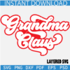 Retro Grandma Claus SVG, Merry Christmas Grandma Svg, Christmas Grandma SVG Layered