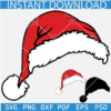 Santa hat Layered SVG, Santa Clause Hat SVG, Christmas Hat SVG
