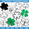 Shamrock Bundle Svg, Clover Bundle Svg, St Patricks Day Clover Bundle SVG