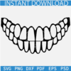 Skeleton teeth SVG, Canine SVG, Skeleton Dental Formula SVG
