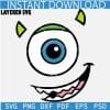 Mike Monsters SVG, Mike Wazowski svg, Monsters Inc svg