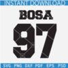 Bosa 97 Jersey svg, San Francisco 49ers svg, Nick Bosa SVG