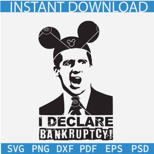 I declare bankruptcy Disney World SVG, Disney World svg, I declare bankruptcy svg