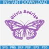 Olivia Rodrigo Butterfly SVG, Guts Tour 2024 svg, Olivia Guts Album SVG