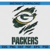 Green Bay Packers Ripped Logo SVG, The Packers Ripped Logo SVG PNG PDF DXF