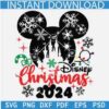 Disney Christmas 2024 SVG, Minnie Disney Christmas 2024 SVG, Disney Christmas 2024 Minnie Mouse SVG