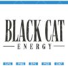 Black Cat Energy SVG, Witch Cat SVG, Halloween SVG, Spooky Fall SVG