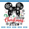 Disney Christmas 2026 SVG, Family Vacation 2026 Svg, Disneyland Christmas SVG