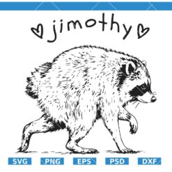 Jimothy Raccoon SVG, Viral Raccoon Meme SVG, Famous Seattle Raccoon SVG