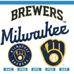 Milwaukee Brewers png svg, Milwaukee Brewers Logo png svg, Milwaukee Baseball svg png bundl